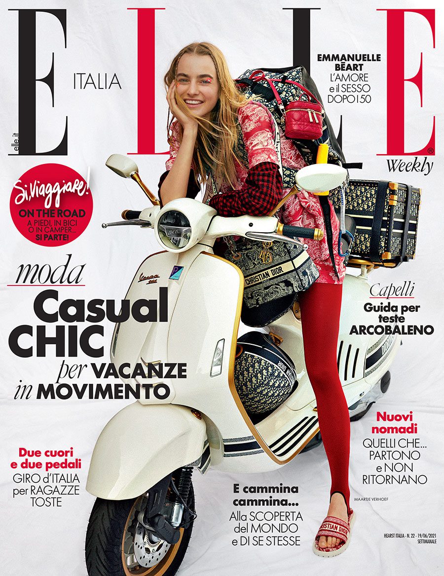Cover for Elle Italy by the photographer Xavi Gordo | Raquel Sueiro Management