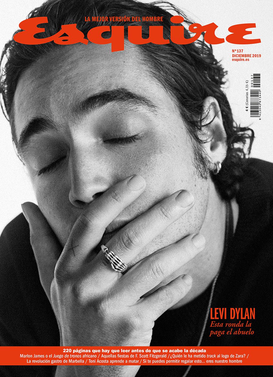 Cover for Esquire Spain with Levi Dylan by Xavi Gordo | Raquel Sueiro Management