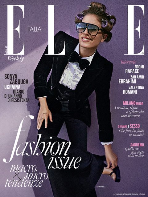Editorial for Elle Italy with Altyn Isabella cover by Xavi Gordo | Raquel Sueiro Management